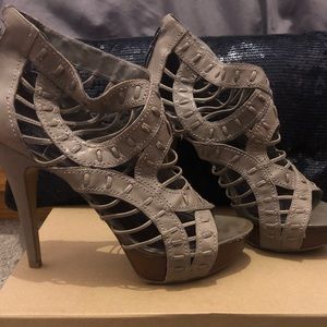 Guess High Heel Gladiator Style Sandals